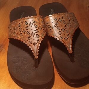 Khadim By Waves Women's Brown Sandals Size 8